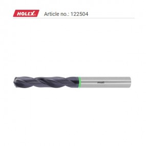 HOLEX Pro Steel solid carbide drill, plain shank DIN 6535 HA TiAlN